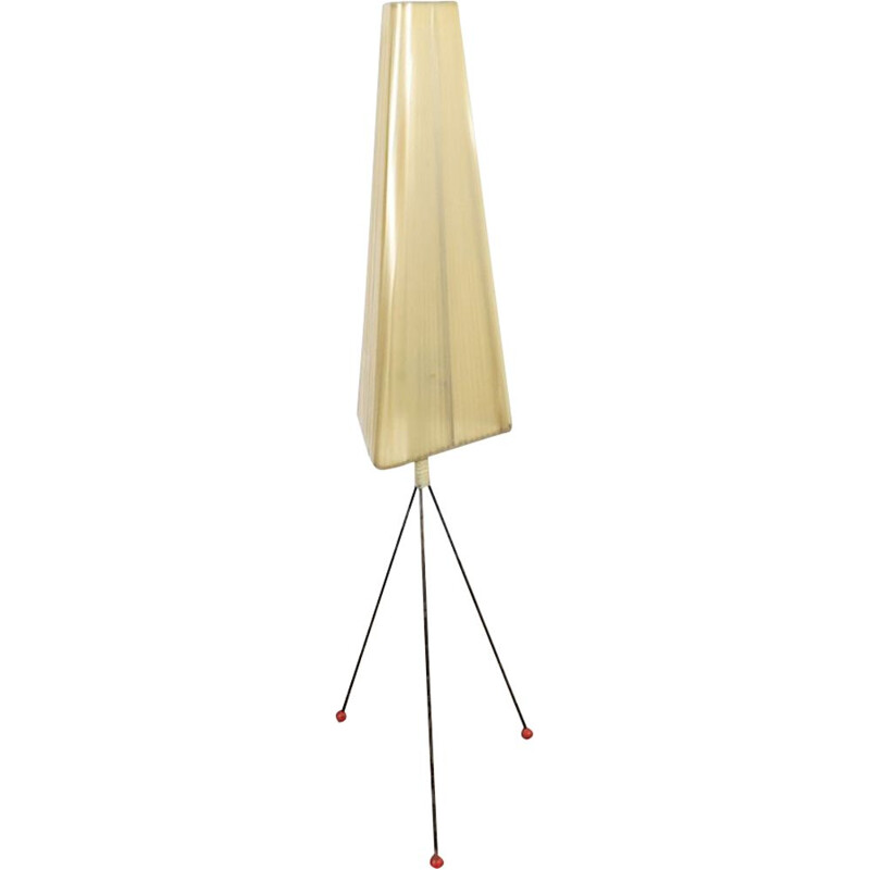 Lampadaire trépied vintage par Josef Hurka, 1960