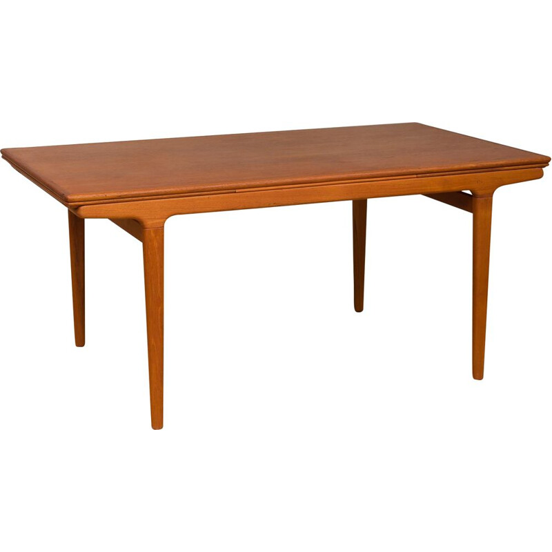 Vintage teak extension table by Johannes Andersen, 1960s