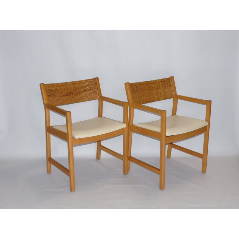 Paire de fauteuils vintage de Christian Hvidt 1960