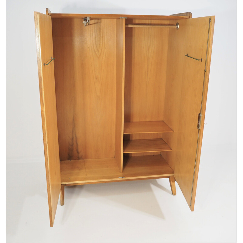 Vintage ashwood wardrobe for Tatra 1960