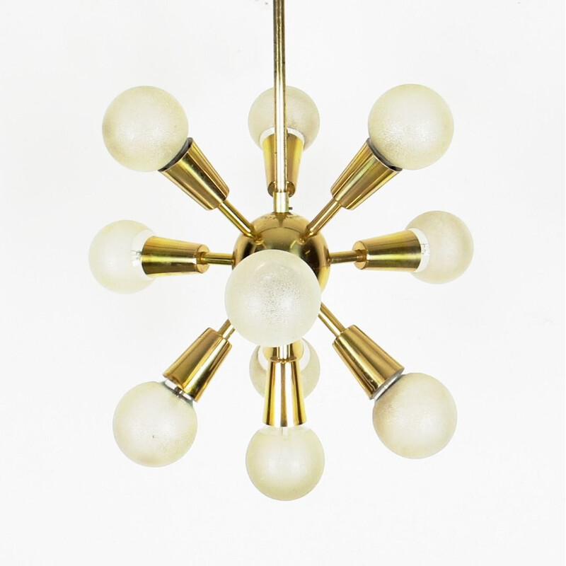 Vintage Sputnik chandelier by Drupol, 1970s