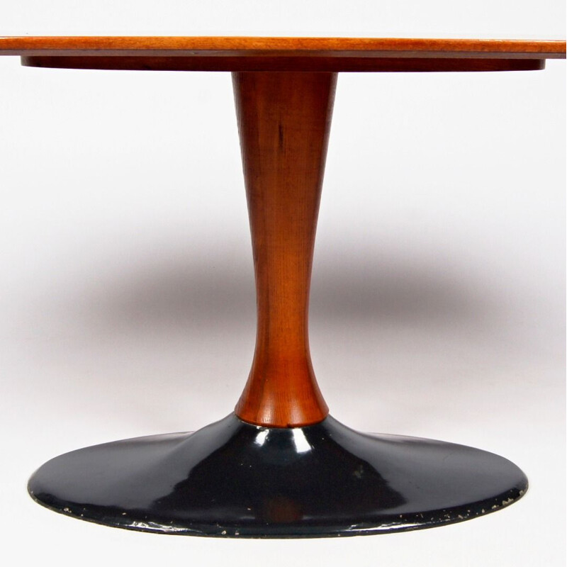 Table d'appoint en bois vintage par Drevotvar, 1970