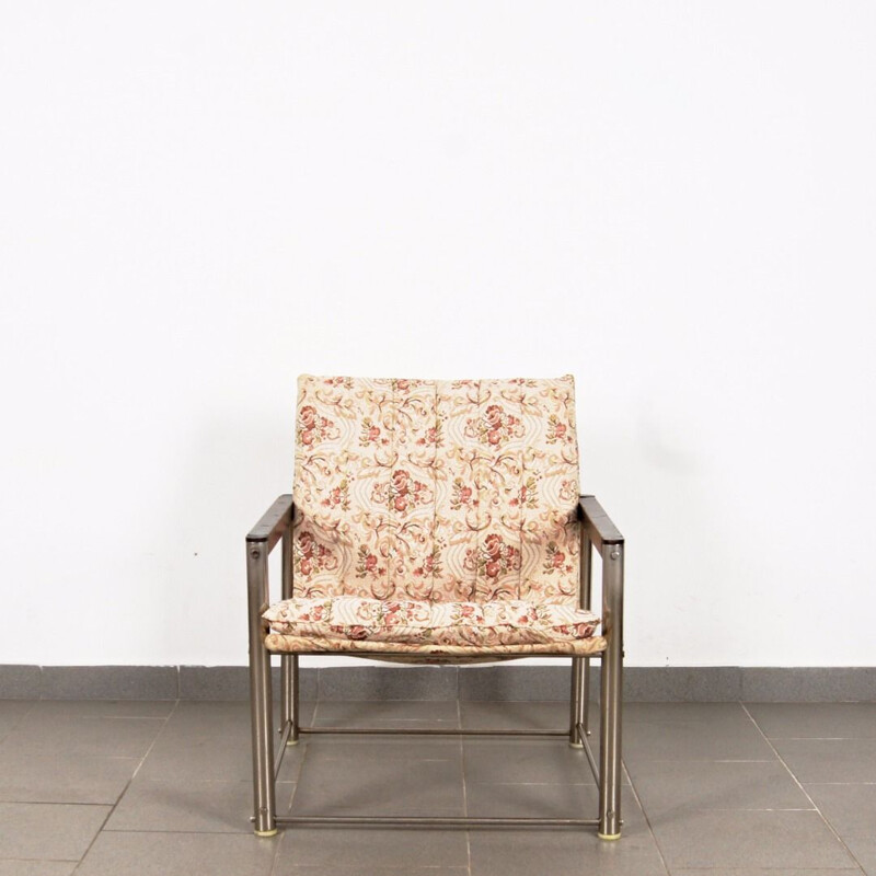 Set of 2 vintage armchairs with patterns by Petr Svacha, 1970s