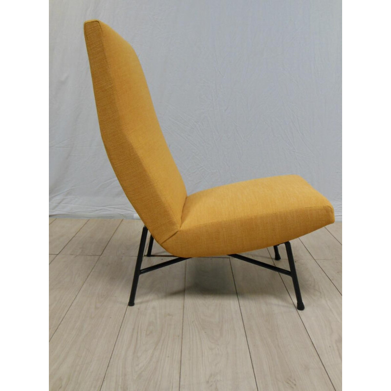 Low chair vintage, DANGLES and DEFRANCE - 1960s