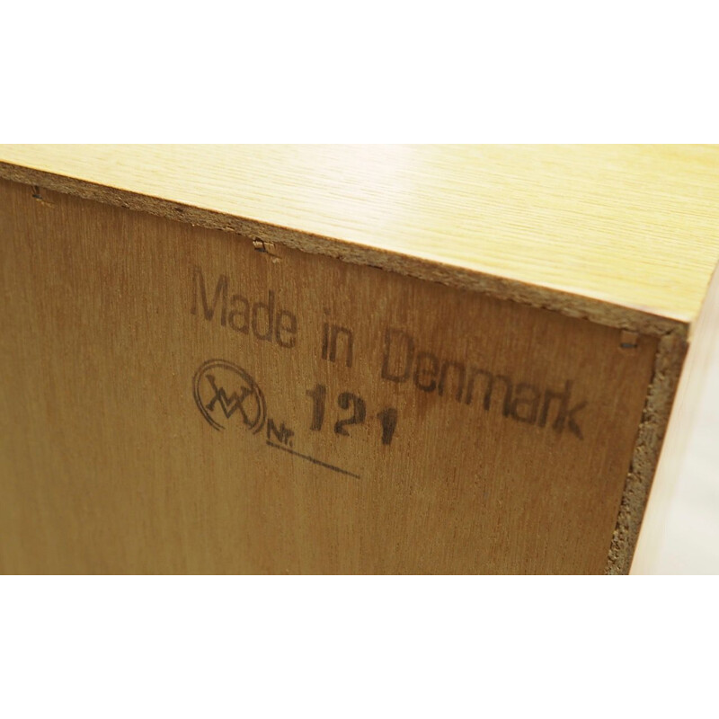 Vintage ash chest of drawers by Vinde Mobelfabrik, 1960-70s