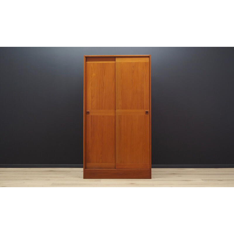 Vintage teak wardrobe, 1960-70s