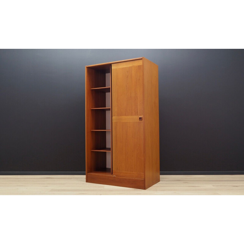 Vintage teak wardrobe, 1960-70s