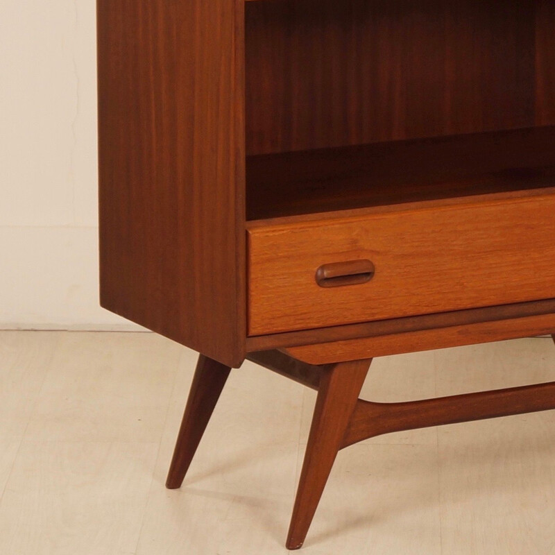 Vintage teak secretary by Louis van Teeffelen for Wébé, 1960s