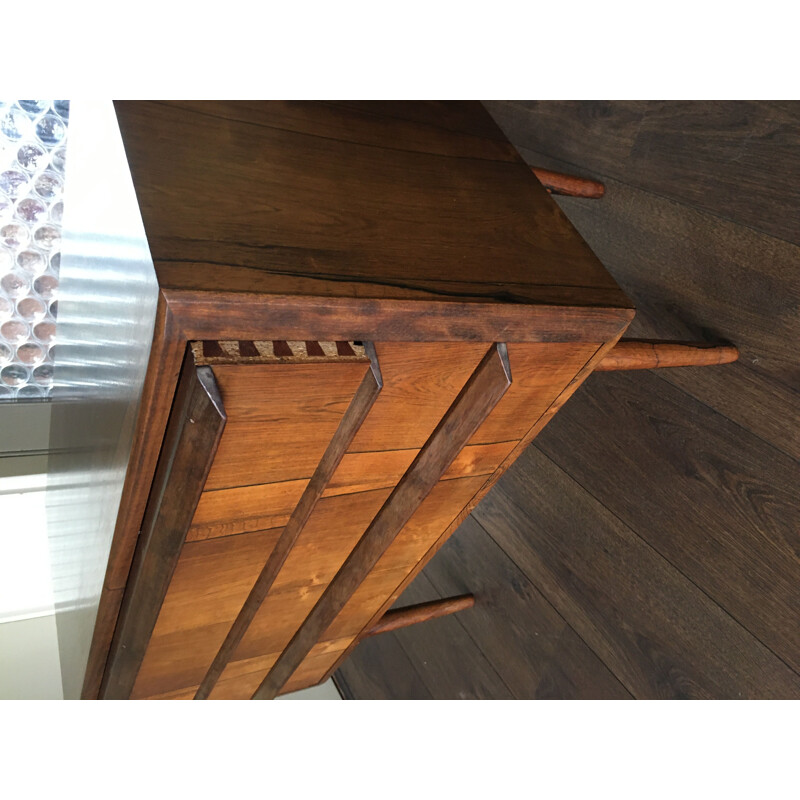 Vintage danish rosewood chest of drawers, 1960s