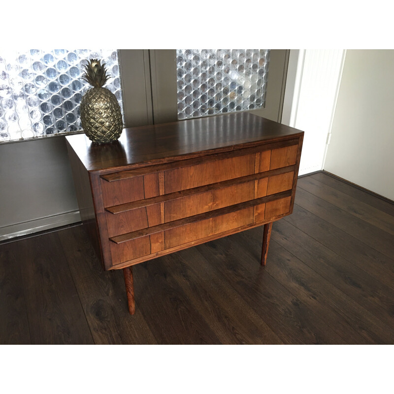 Vintage danish rosewood chest of drawers, 1960s