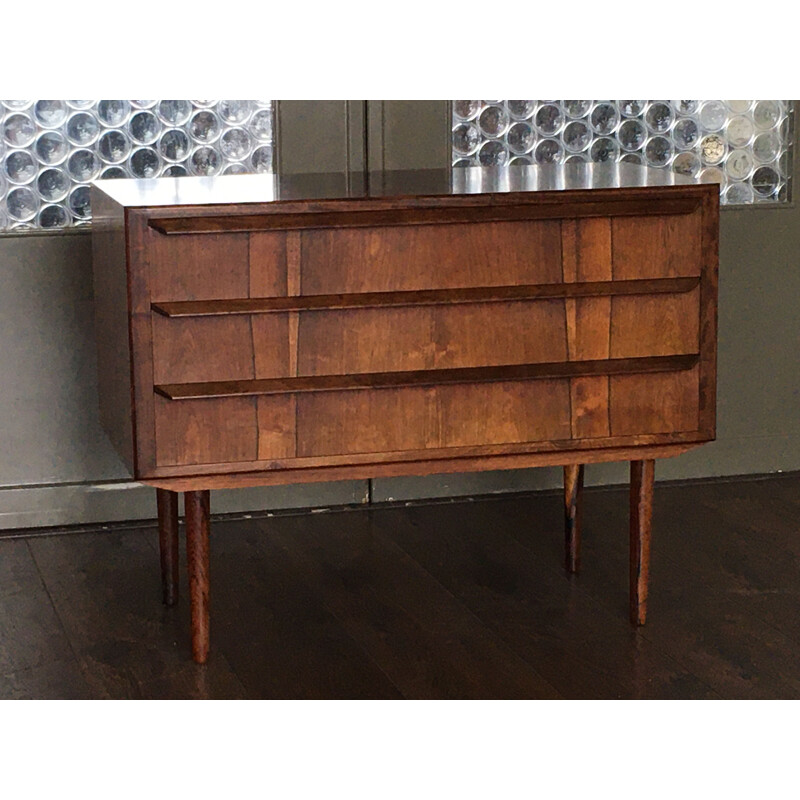 Vintage danish rosewood chest of drawers, 1960s