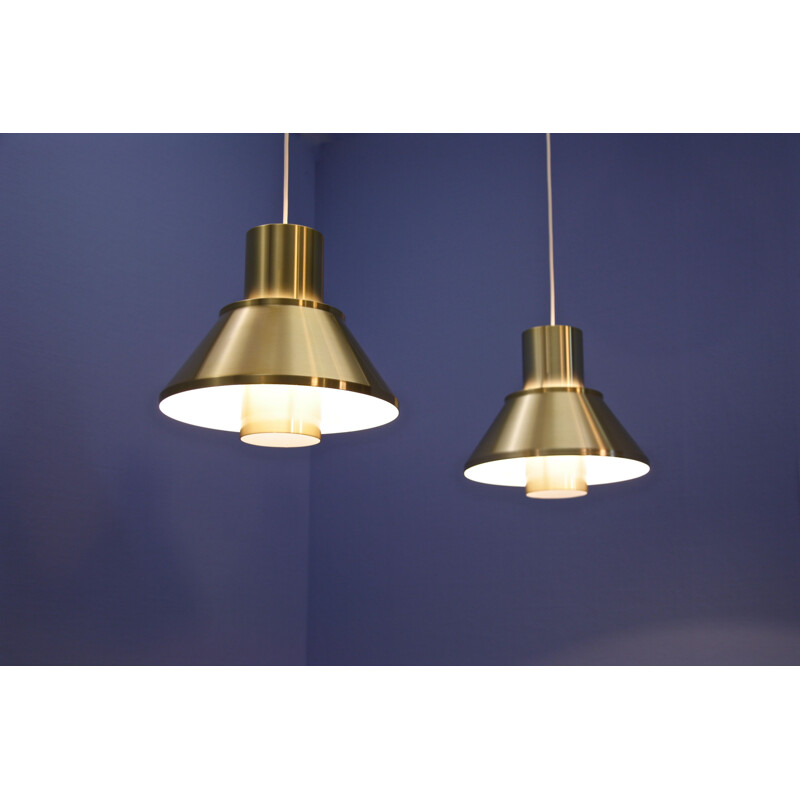 Set of 2 "Life" pendant lights by Jo Hammerborg for Fog and Mørup, 1960s