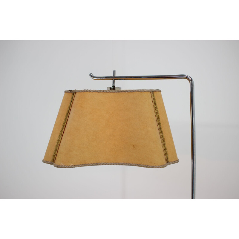 Vintage Bauhaus chrome floor lamp, Germany 1930