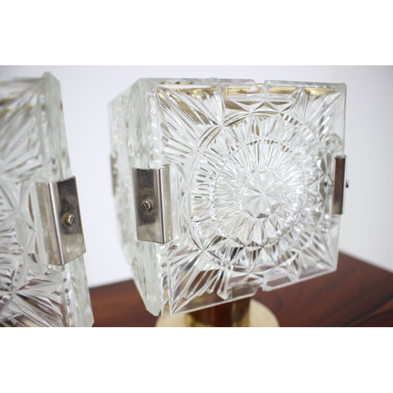 Pair of Kamenicky Senov vintage table lamps, 1970s