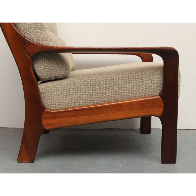 Vintage armchair in beige, 1960s