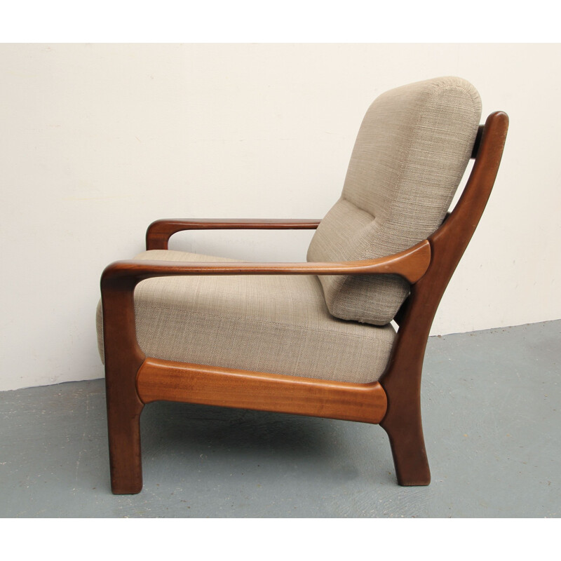 Fauteuil vintage en beige, 1960