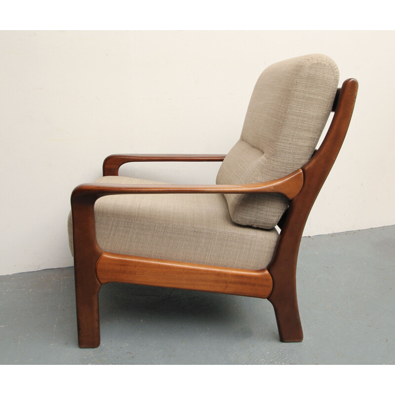 Vintage armchair in beige, 1960s