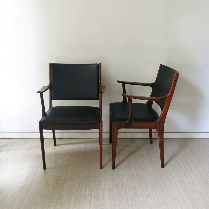 Uldum Mobelfabrik pair of armchairs, Johannes ANDERSEN - 1960s