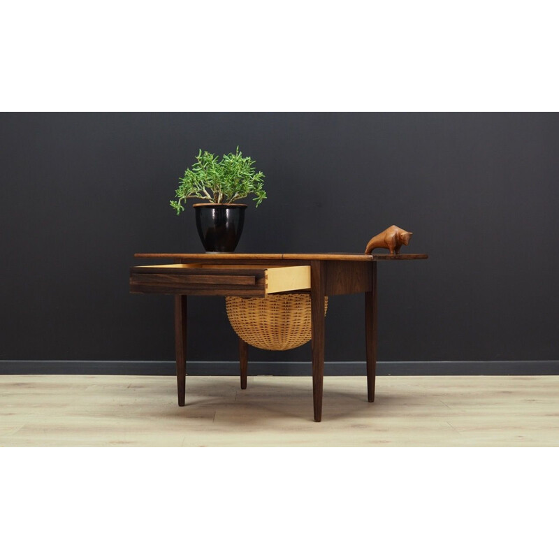 Danish vintage sewing table by Johannes Andersen, 1970s