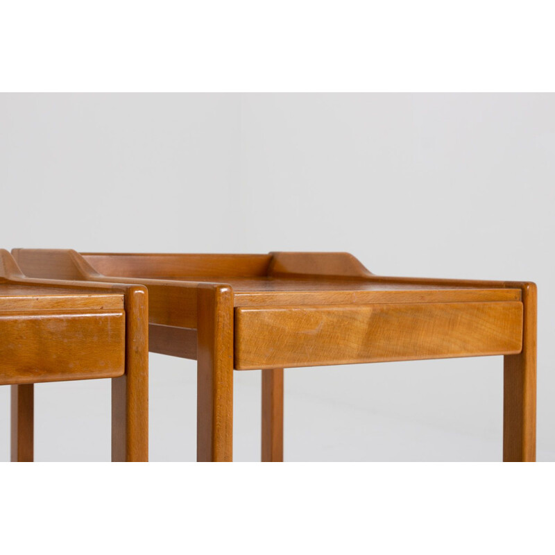 Paire de tables de chevet vintage scandinaves par Bertil Fridhagen pour Bodafors, 1960