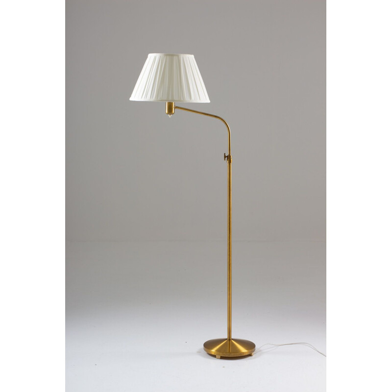 Vintage modern floor lamp in brass by ASEA 1940