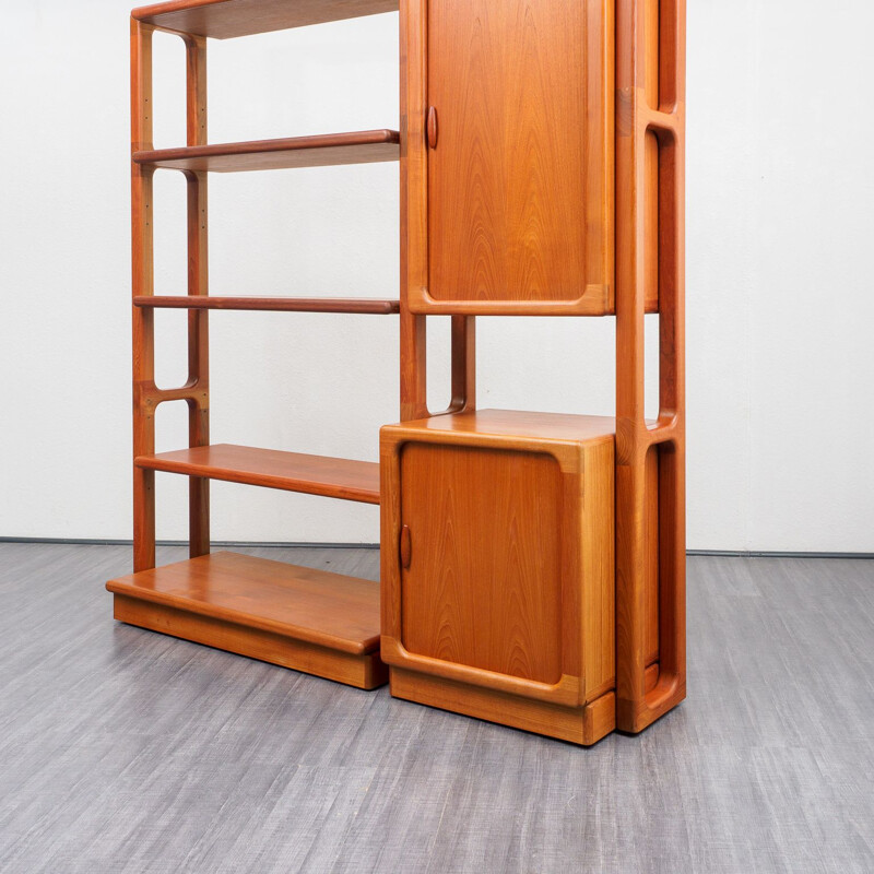 Vintage teak shelving system, by Dyrlund, Denmark 1970