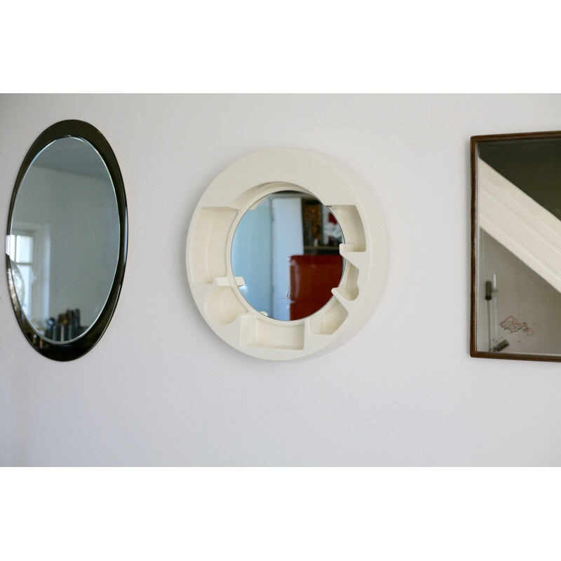 Vintage Mirror By Jean-Pierre Vitrac, Chabrieres edition, France, circa 1970