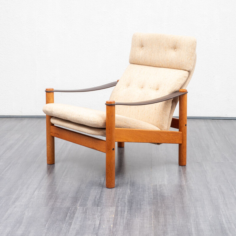 Vintage armchair, teak, Scandinavian style, 1970