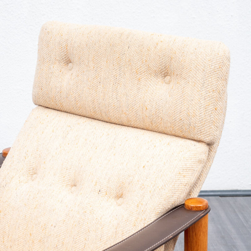 Vintage armchair, teak, Scandinavian style, 1970