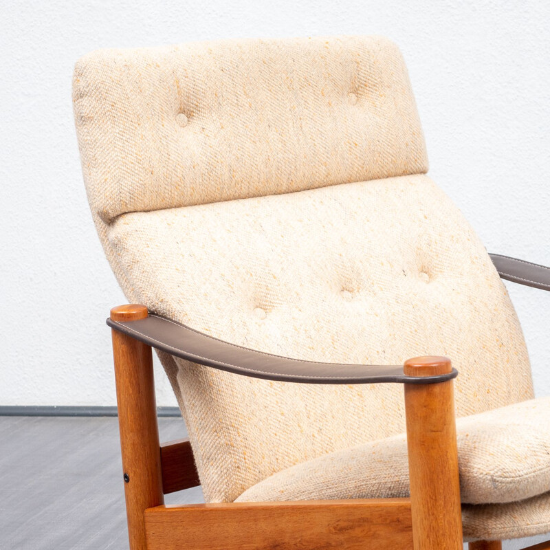 Vintage armchair, teak, Scandinavian style, 1970