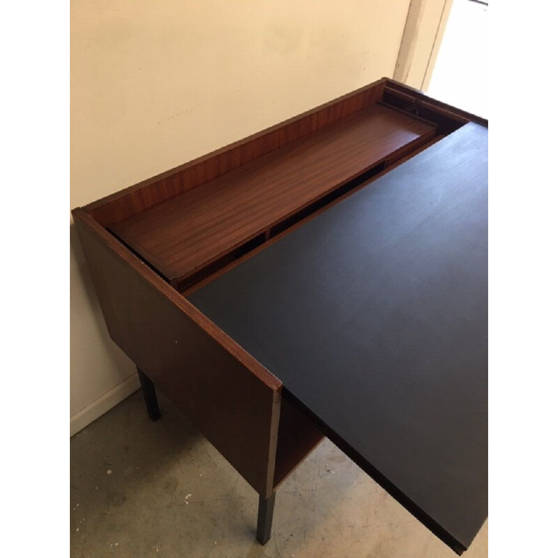 Vintage desk with retractable step system 1960 