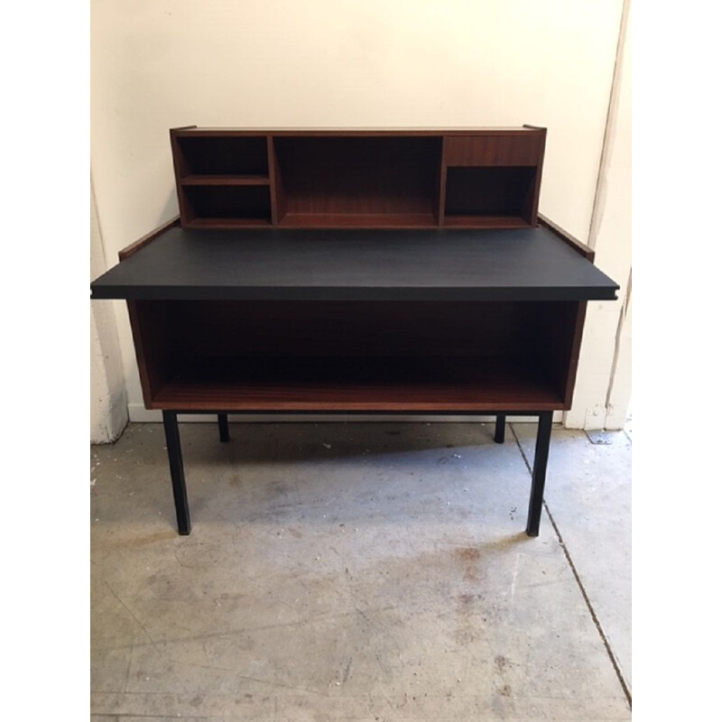 Vintage desk with retractable step system 1960 