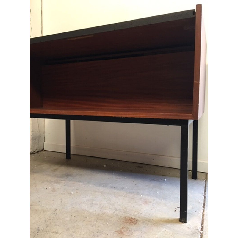 Vintage desk with retractable step system 1960 