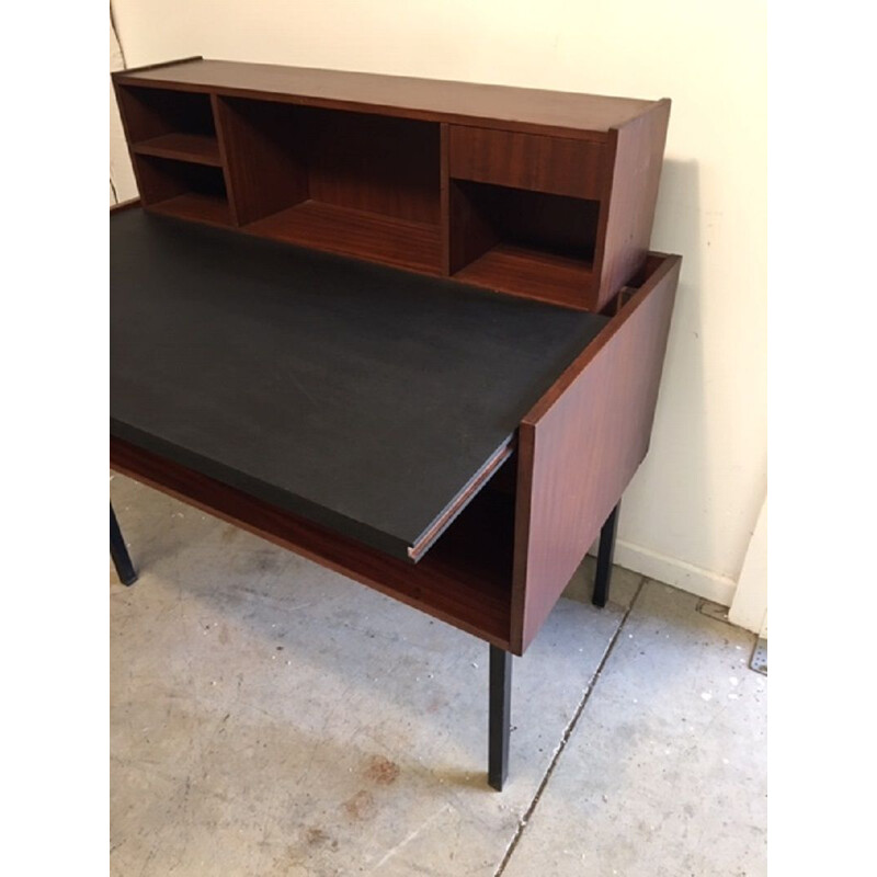 Vintage desk with retractable step system 1960 