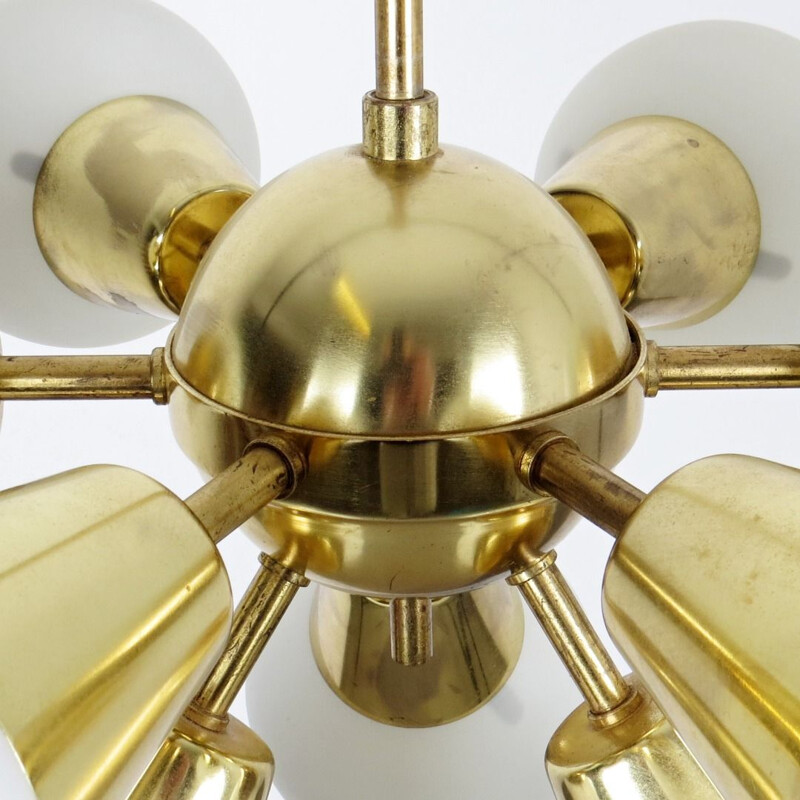 Vintage chandelier by Kamenicky Šenov, Czechoslovakia, 1970