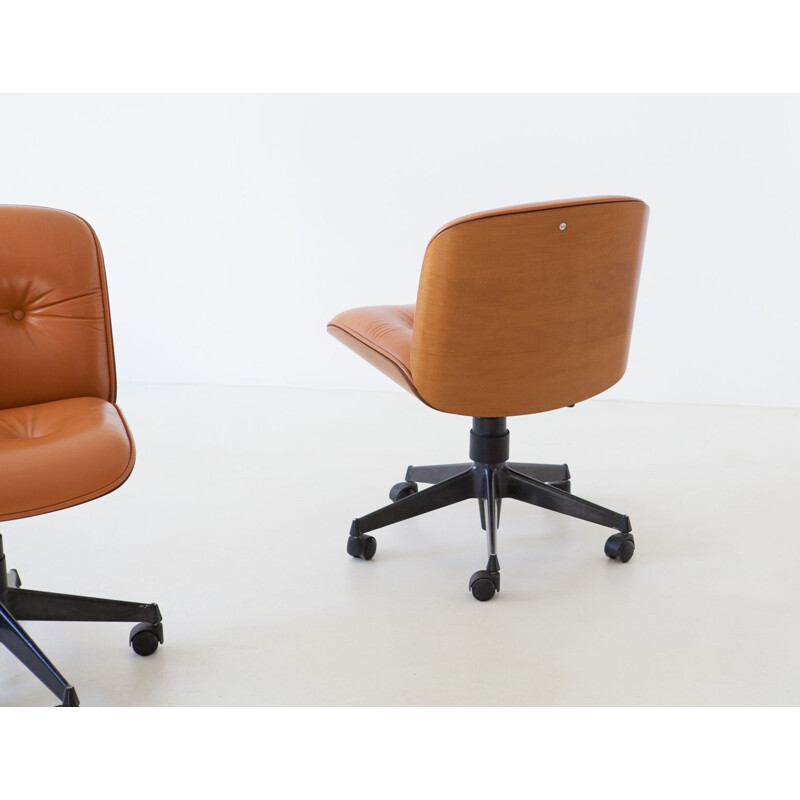 Vintage Italian swivel chair by Ico Parisi for MIM Roma, 1960s