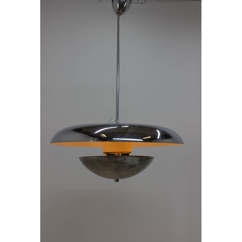 Vintage hanging lamp by Frantisek Anyz for Napako, 1930s