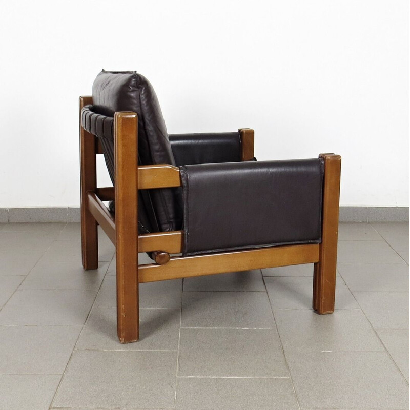 Vintage pair of Armchairs by Ton, 1980