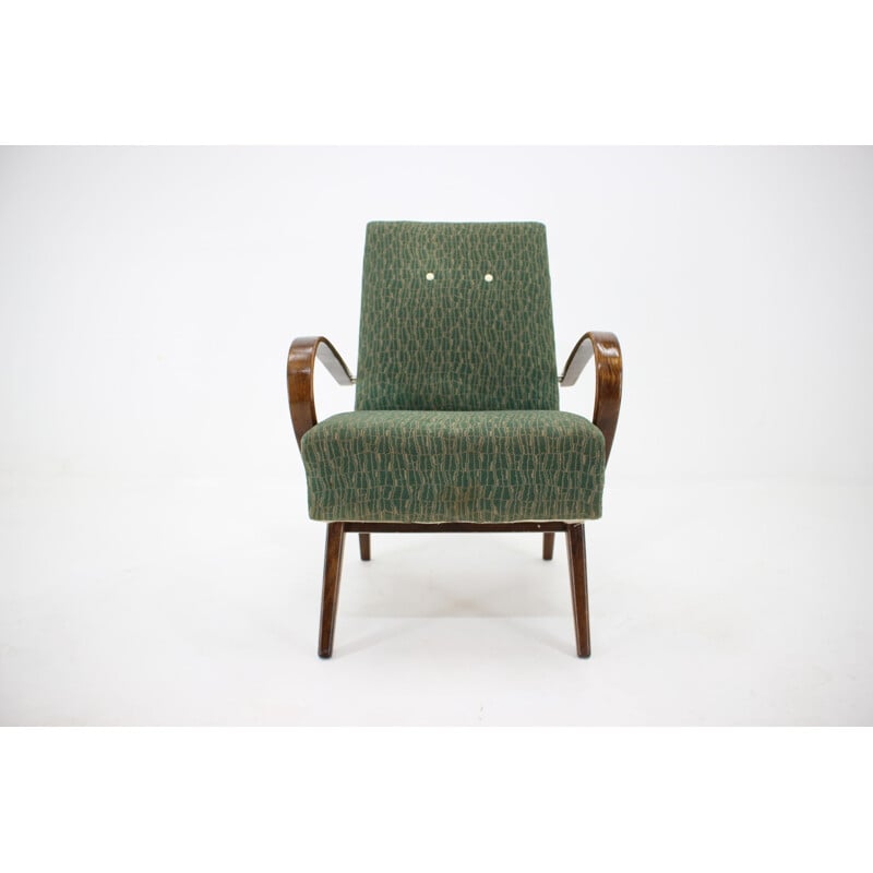 Paire de fauteuils Vintage par Jindrich Halabala 1960 