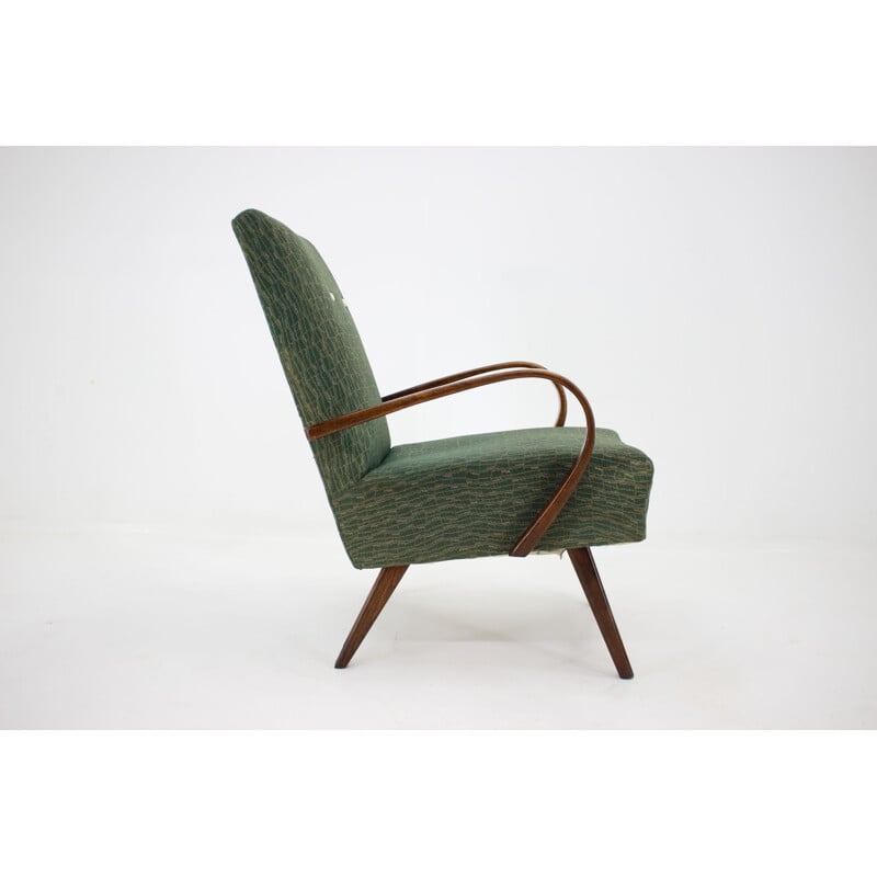 Paire de fauteuils Vintage par Jindrich Halabala 1960 