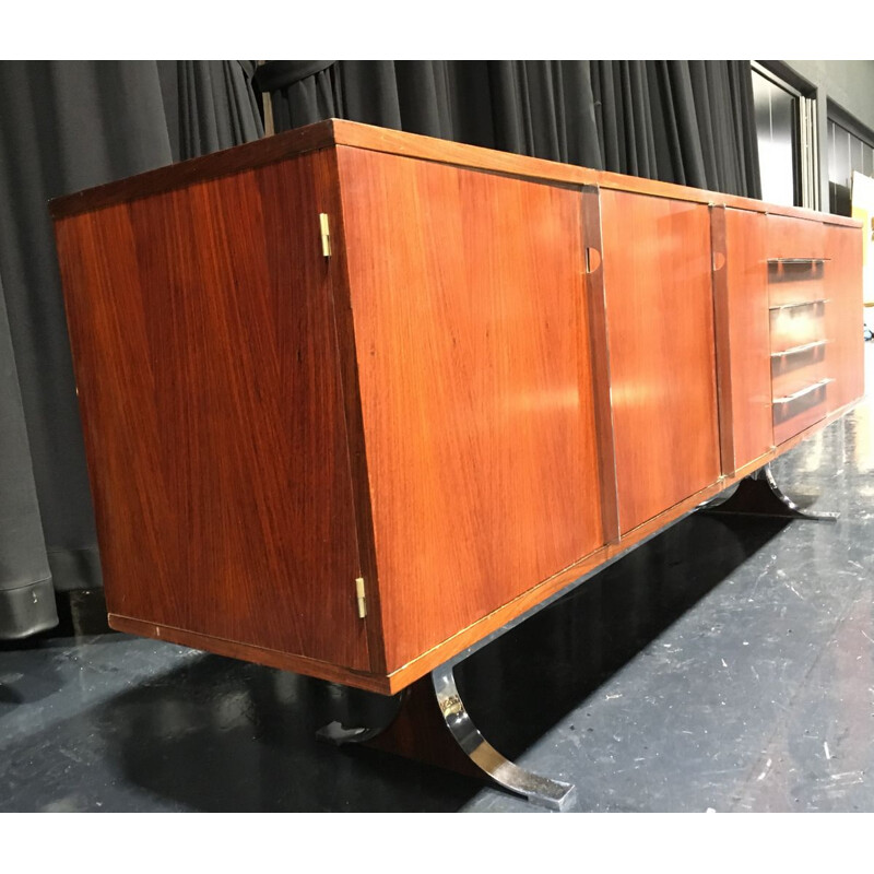 Vintage rosewood sideboard model "Sylvie" by René Jean Caillette for Georges Charron