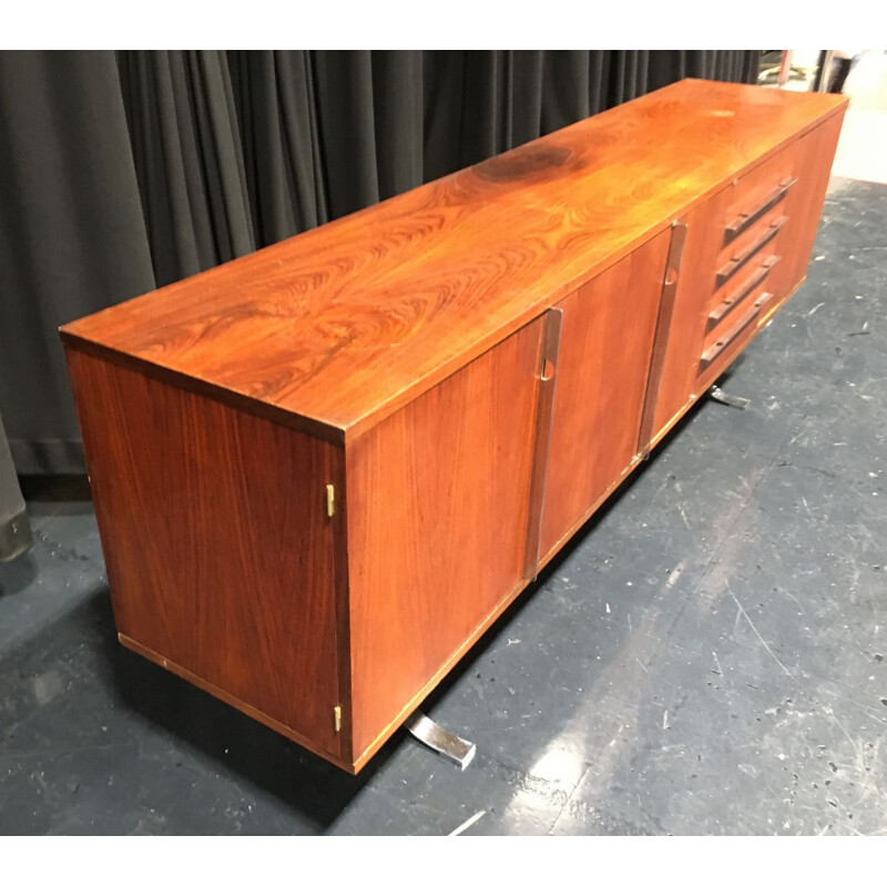 Vintage rosewood sideboard model "Sylvie" by René Jean Caillette for Georges Charron