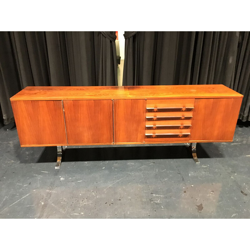Vintage rosewood sideboard model "Sylvie" by René Jean Caillette for Georges Charron