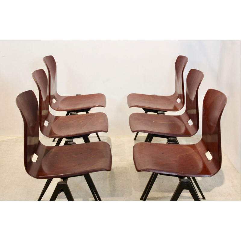 Vintage Pagholz Galvanitas S22 Industrial Diner Chair, 1960s