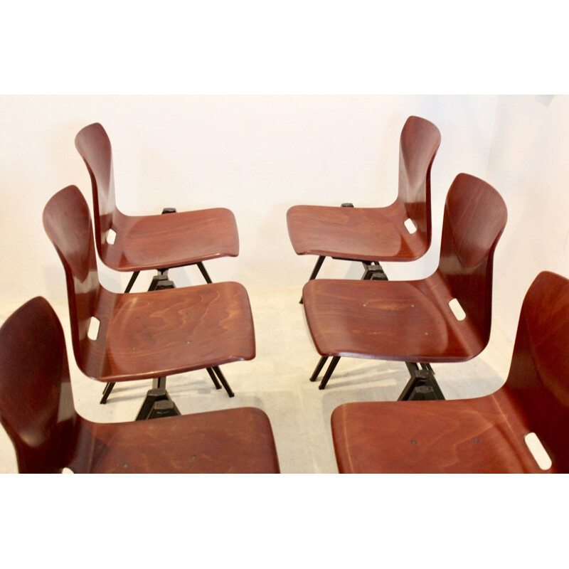 Vintage Pagholz Galvanitas S22 Industrial Diner Chair, 1960s