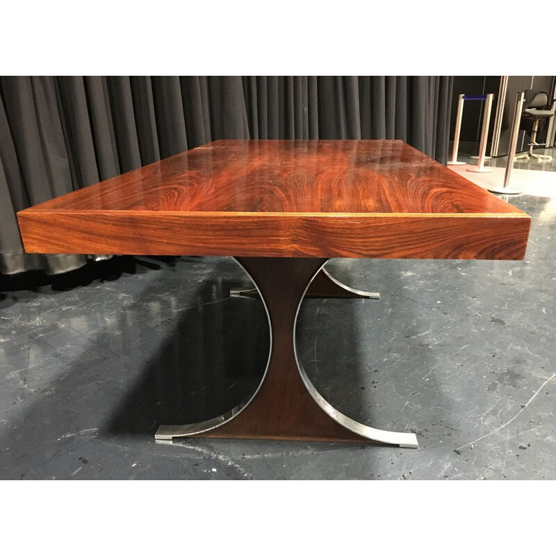 Table à repas vintage par René Jean Caillette modèle 