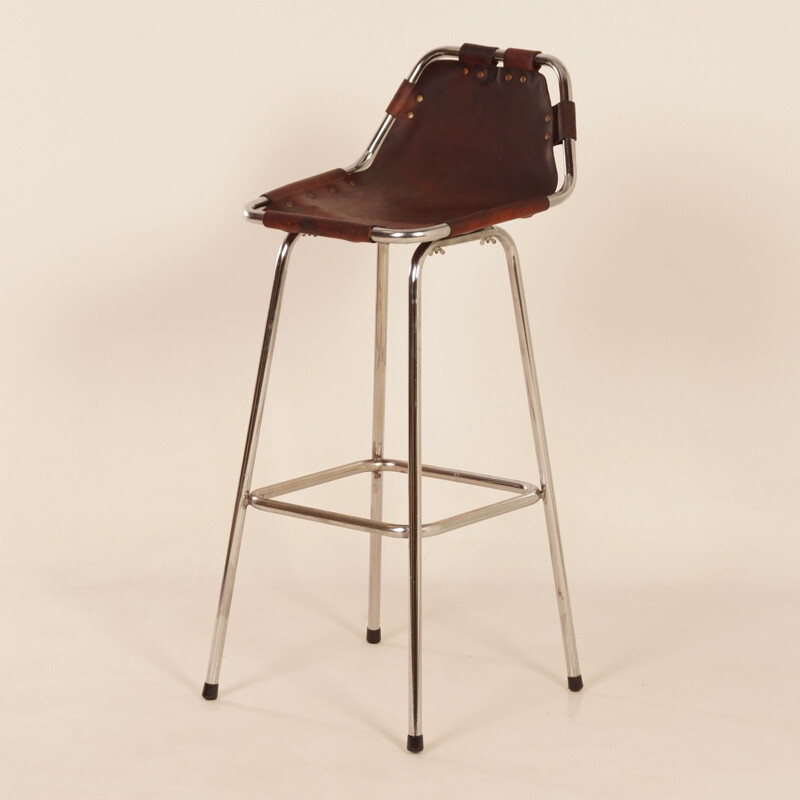 Vintage Bar Stool “Les Arcs” for Charlotte Perriand, Designer Uknown, 1960s