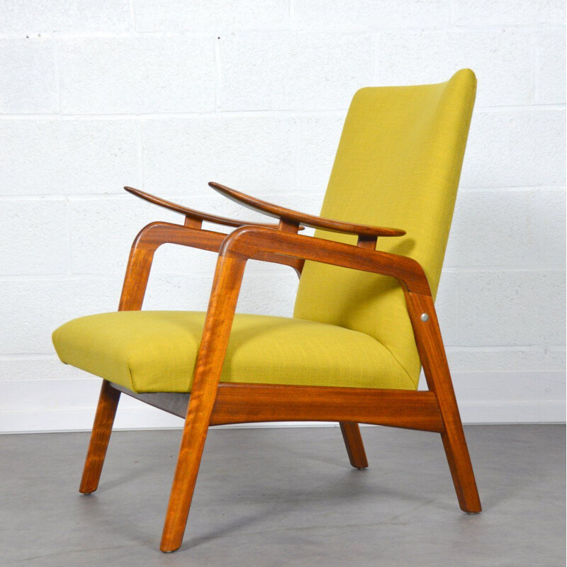 Vintage teak chair Scandinavian 1960 