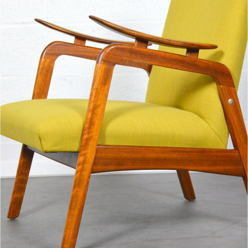 Vintage teak chair Scandinavian 1960 