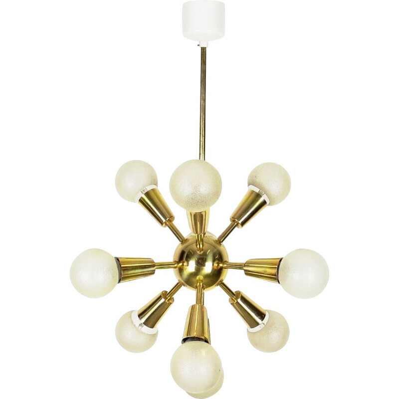 Vintage Sputnik chandelier by Drupol, 1970s